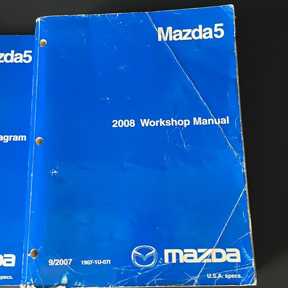 Mazda 5 2008 Workshop Manual Wiring Diagram Automotive Books Car Repair - Picture 2 of 13